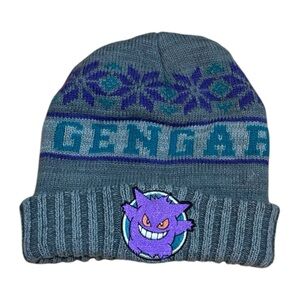 Pokémon Gengar Winter Touque Hat Knit Youth Adult One Size